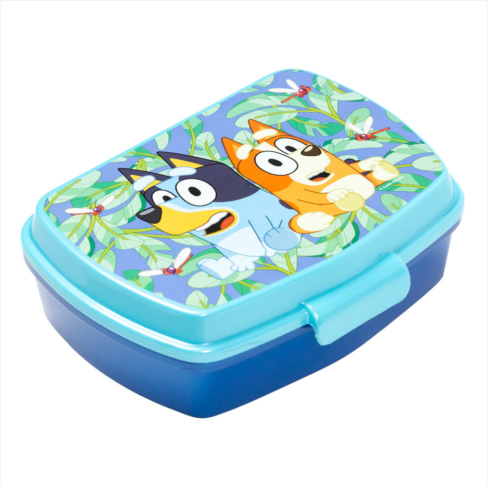 Stor Sandwichera rectangular Bluey/ Libre de BPA/ Fiambrera niños/Escuela/Guardería