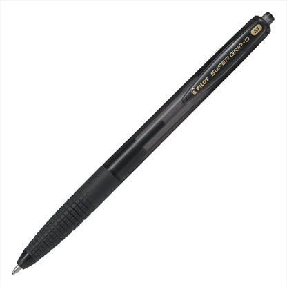 PILOT - Bolígrafo Super Grip Retractable punta media 1.0 mm/ Negro Azul Rojo Opcional