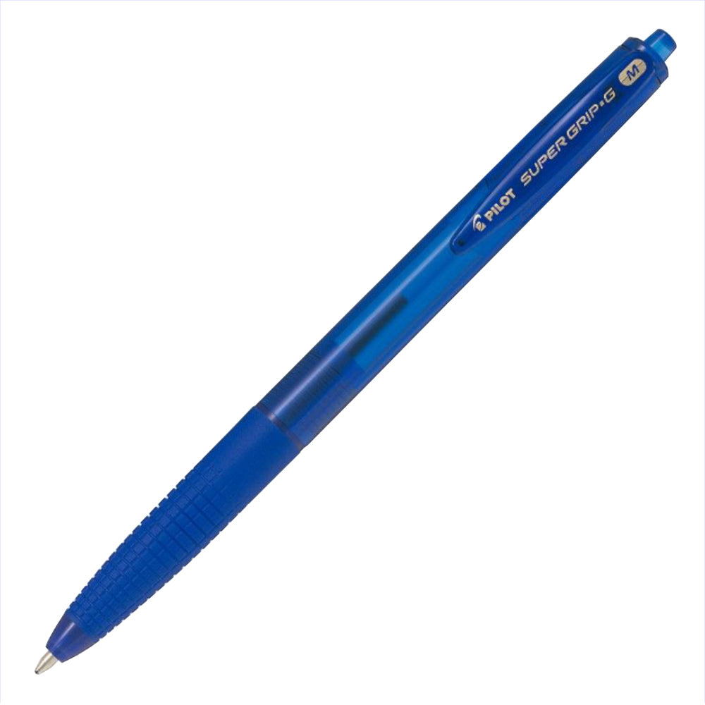 PILOT - Stylo à bille rétractable Super Grip Pointe moyenne 1,0 mm/ Noir Bleu Rouge En option