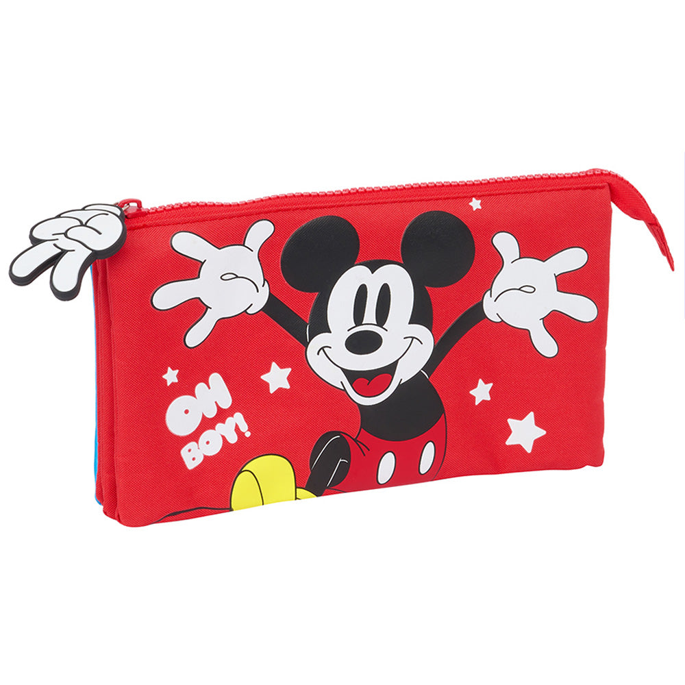 Triple Mickey Mouse Pencil Case "Fantastic"