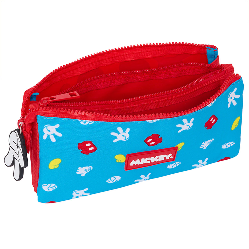 Triple Mickey Mouse Pencil Case "Fantastic"