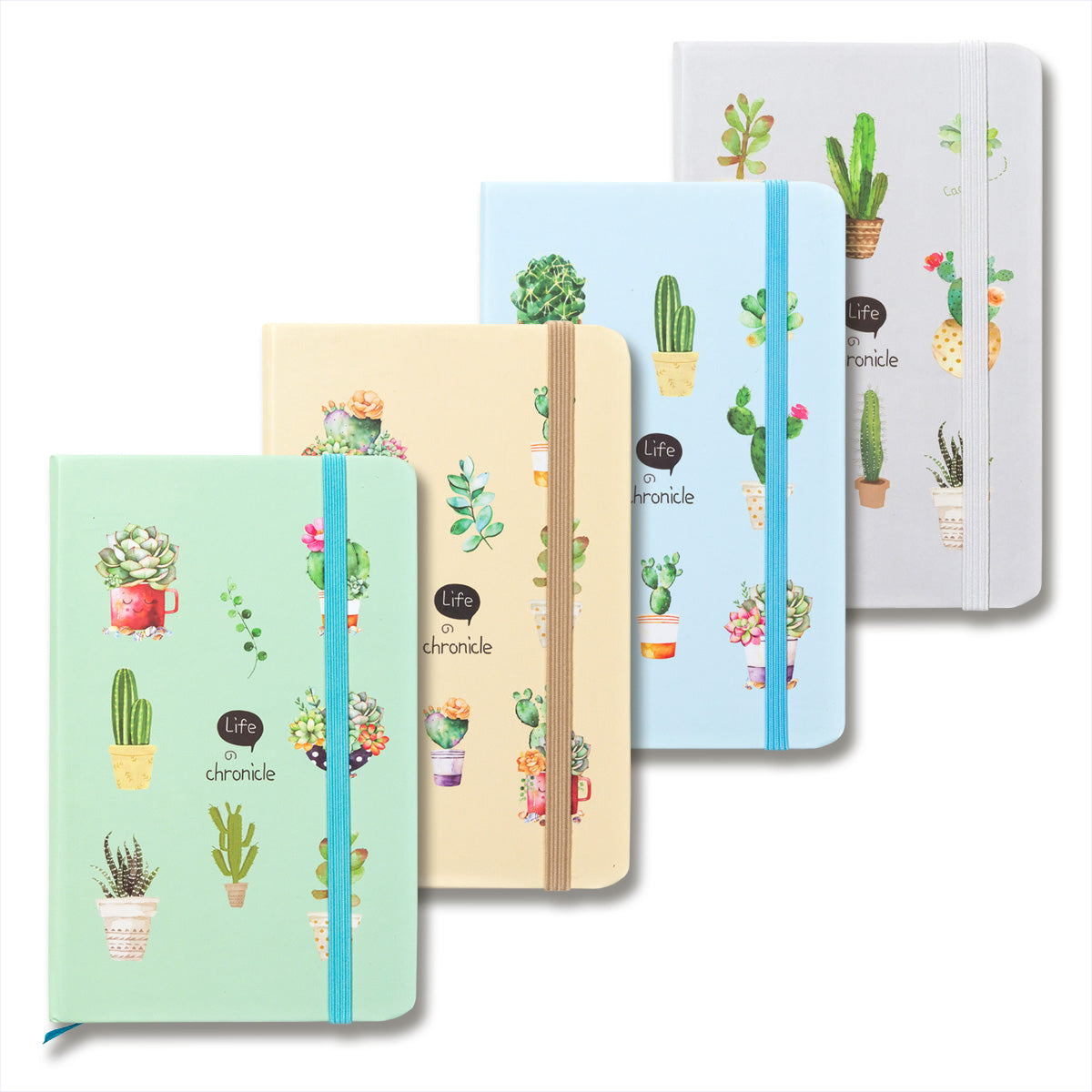 Cuaderno Serie Cactus,Tamaño Pequeño 9x14cm,192 Pages/527966 - LIMÓN ARTES