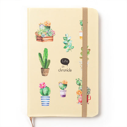 Cuaderno Serie Cactus,Tamaño Pequeño 9x14cm,192 Pages/527966 - LIMÓN ARTES