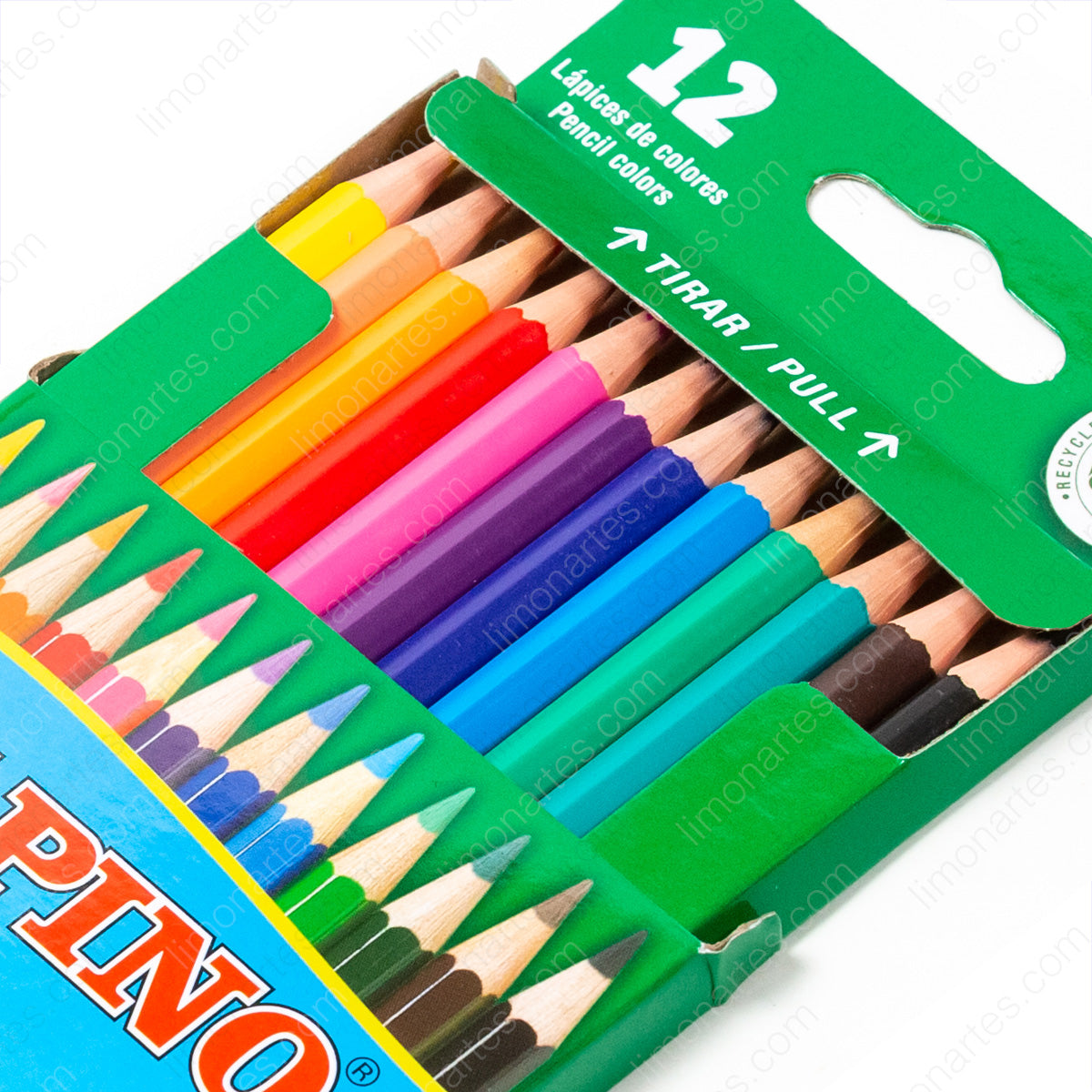 Crayons de couleur Alpino/ Boîte de 12 couleurs longues