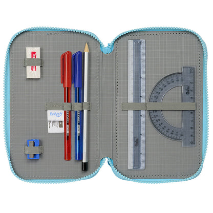 Triple Pencil Case 36 Pcs Bluey