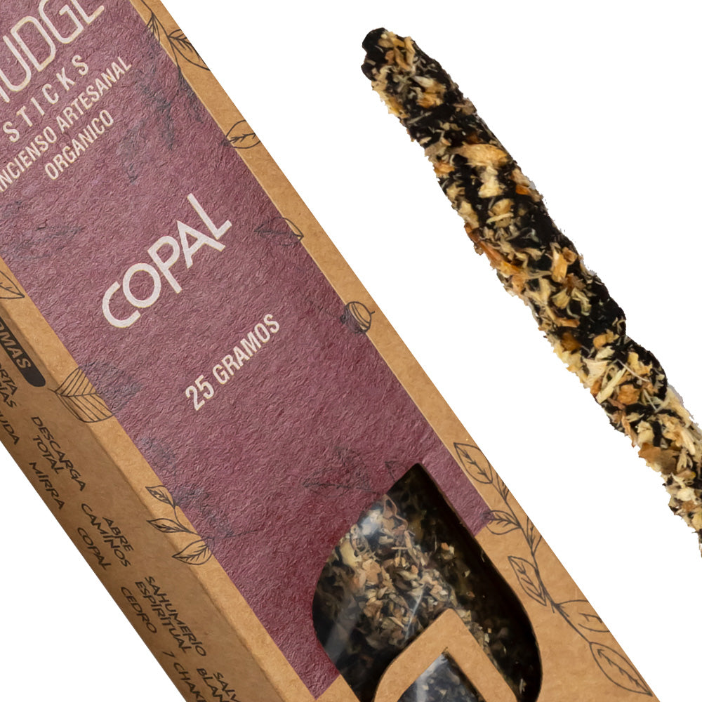 AUM Fragrances Organic Incense 25gr - Copal / Handmade in India with Natural Ingredients / No Toxic Products