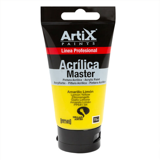 Peinture acrylique professionnelle master 75 ml Artix