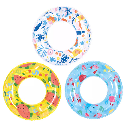 Flotteur gonflable circulaire enfant plongeur 50cm Disponible 3 coloris