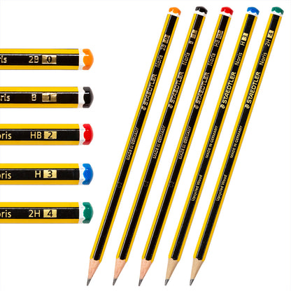 Pack de 5 Conjunto de lapicero grafito Staedtler noris 2B,B,HB,H,2H