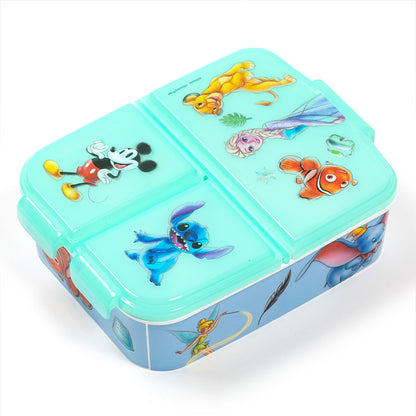 Stor Disney Boîte à Sandwich Multiple/ 300 ML avec 3 Compartiments/ Sans BPA/ Boîte à Lunch Enfant/École/Crèche