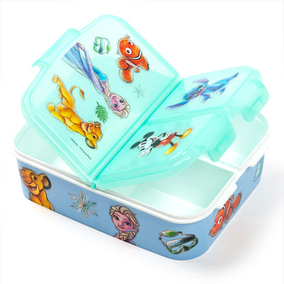 Stor Disney Boîte à Sandwich Multiple/ 300 ML avec 3 Compartiments/ Sans BPA/ Boîte à Lunch Enfant/École/Crèche