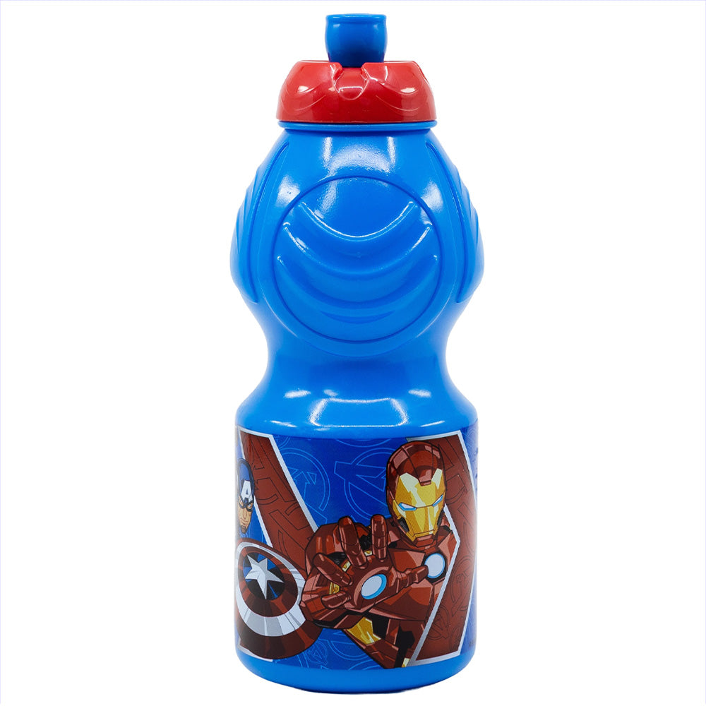 Gourde de sport avec fermeture anti-goutte 400 ml Avengers Heraldic Army / Sans BPA