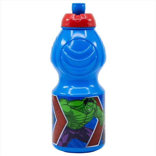 Gourde de sport avec fermeture anti-goutte 400 ml Avengers Heraldic Army / Sans BPA