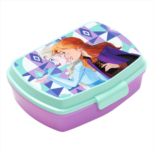 Stor Sandwichera rectangular Frozen Ice Magic/ Libre de BPA/ Fiambrera niños/Escuela/Guardería