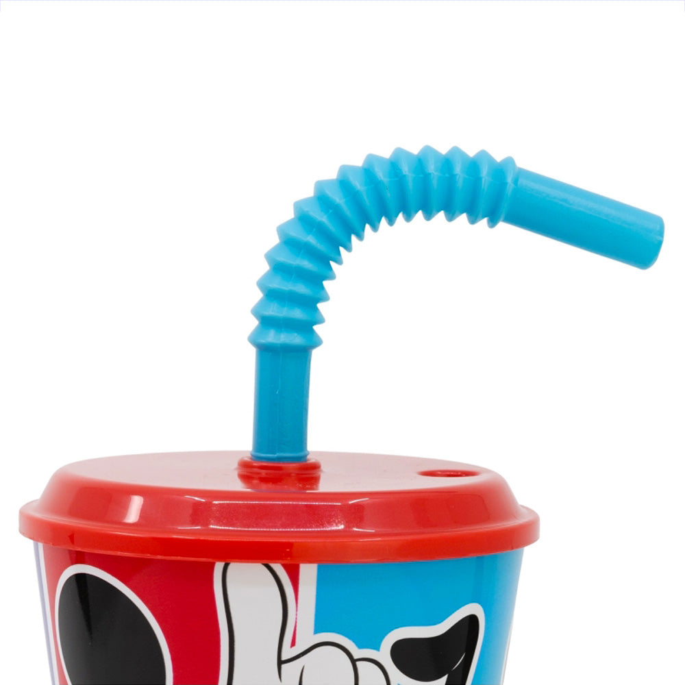 Vaso infantil reutilizable con tapa y pajita de 430 ml Mickey Mouse