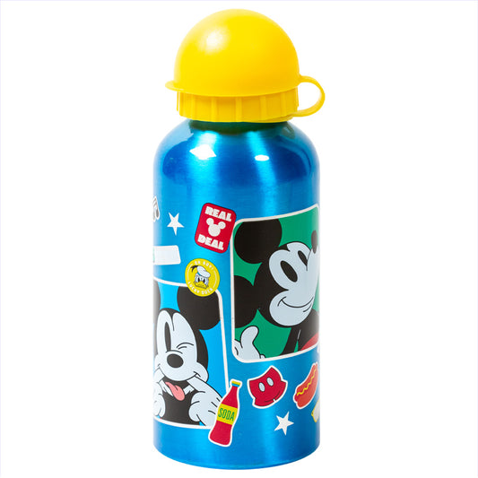 Mickey Mouse Fun-Tastic 400ml Aluminum Kids Bottle / Kids Water Bottle / Reusable Water Bottle