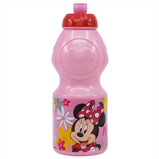 Botella Sport con cierre anti goteo 400 ml Minnie Mouse Spring Look / No BPA