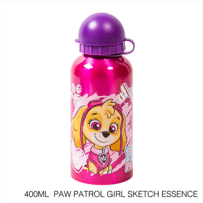 Disney Botella de agua 400 ml de aluminio con boquilla retráctil/ Escuela/Guardería/Varios patrones disponibles - LIMÓN ARTES