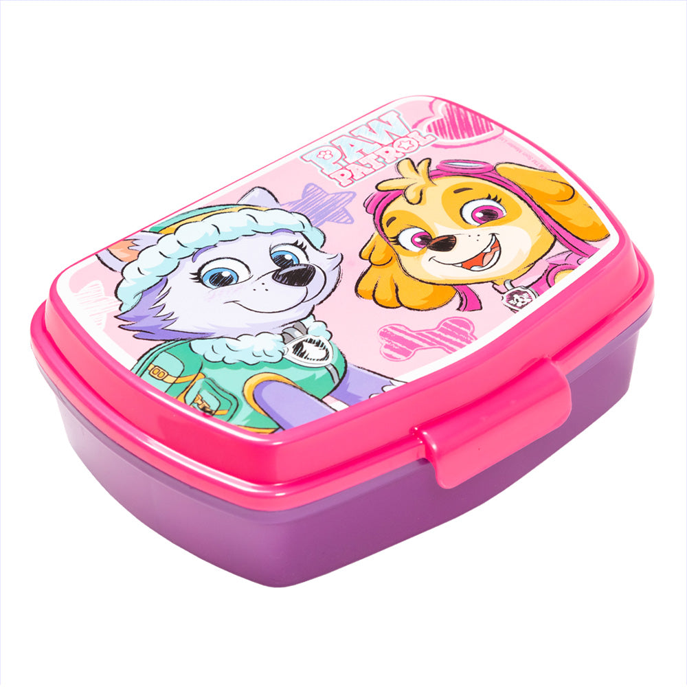 Stor Rectangular Sandwich Box Paw Patrol Girl Sketch/ BPA Free/ Kids Lunch Box/School/Daycare