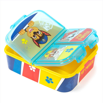 Stor Paw Patrol Pup Power multiple sandwich box/ 300 ml with 3 compartments/ BPA free/ Children's lunch box/School/Nursery