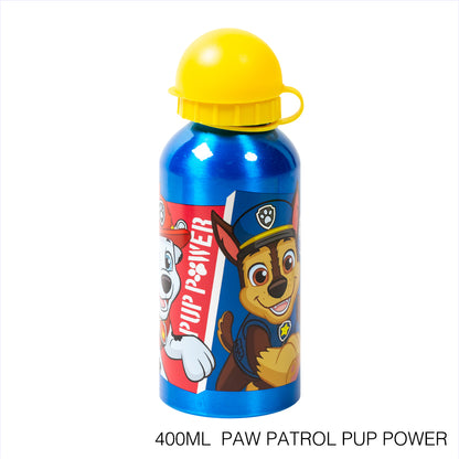 Disney Botella de agua 400 ml de aluminio con boquilla retráctil/ Escuela/Guardería/Varios patrones disponibles - LIMÓN ARTES