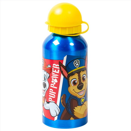 Paw Patrol Pup Power Aluminum Bottle 400ml Kids / Children's Water Bottle / Reusable Water Bottle