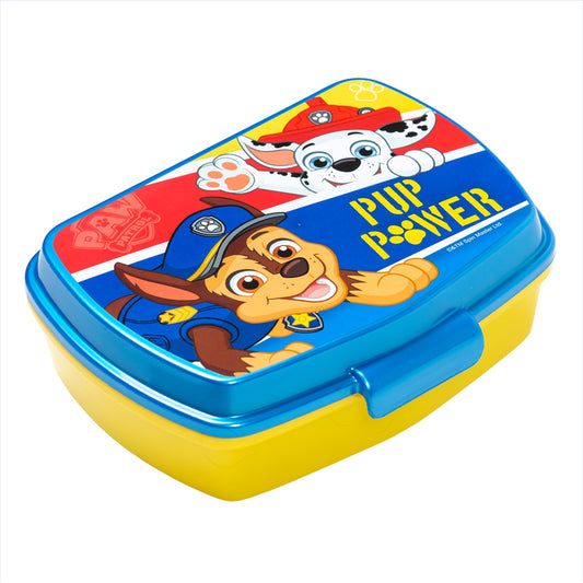 Stor Rectangular Sandwich Box Paw Patrol Pup Power/ BPA Free/ Kids Lunch Box/School/Daycare