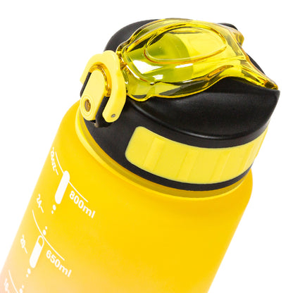 Bouteille de sport aquatique multicolore avec couvercle et paille 800 ml Bewinner