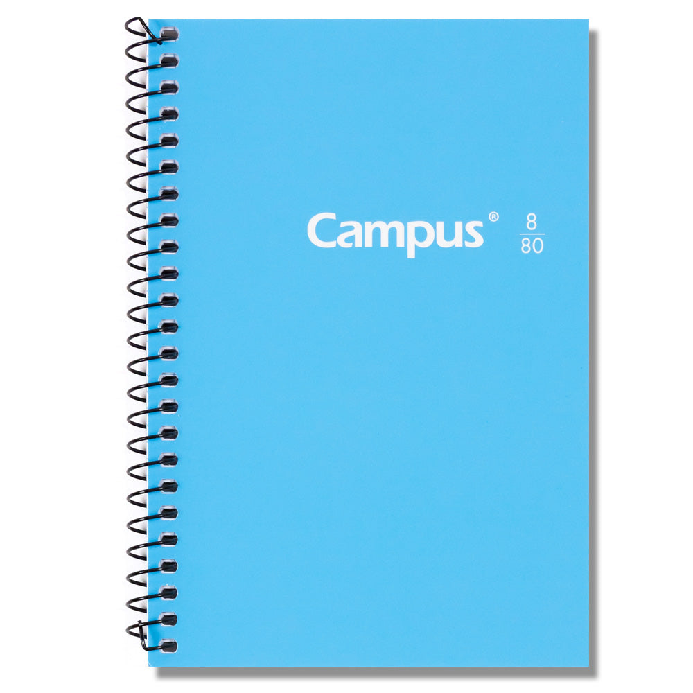 Hardcover Spiral Notebook 8° Campus / 105x155mm 80 sheets 60g 4mm grid