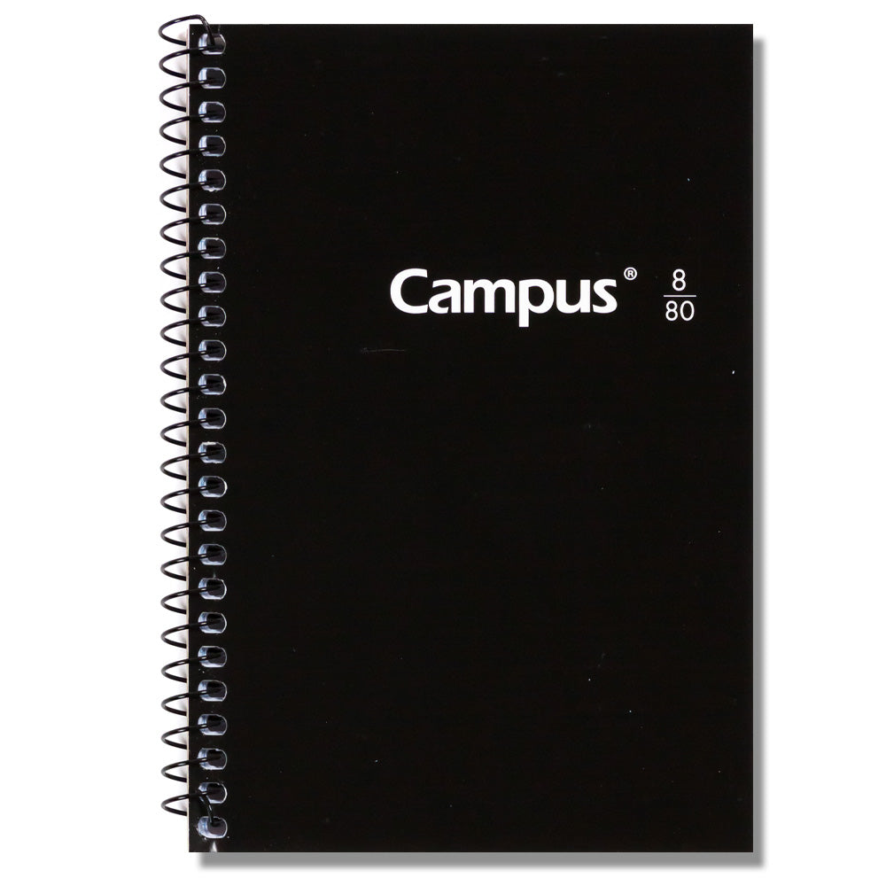 Hardcover Spiral Notebook 8° Campus / 105x155mm 80 sheets 60g 4mm grid