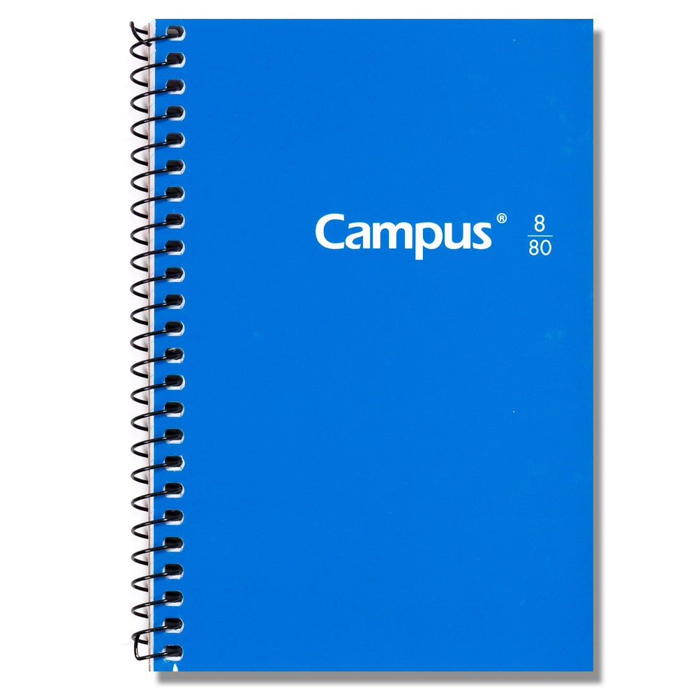 Hardcover Spiral Notebook 8° Campus / 105x155mm 80 sheets 60g 4mm grid