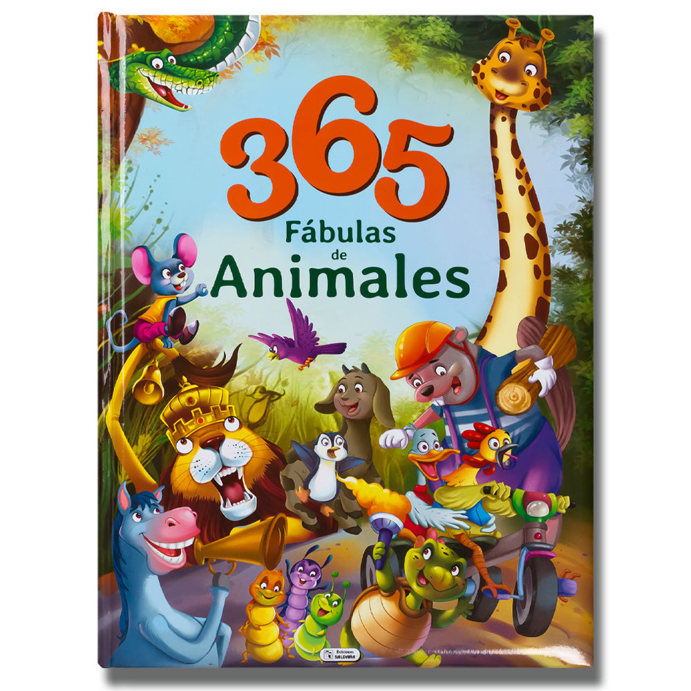 365 Fables d'animaux / Livre pour enfants à couverture rigide