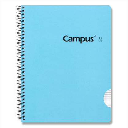 Campus-Bloc Spiral A5+/Hardcover 80 sheets 70g/Grid 4 mm