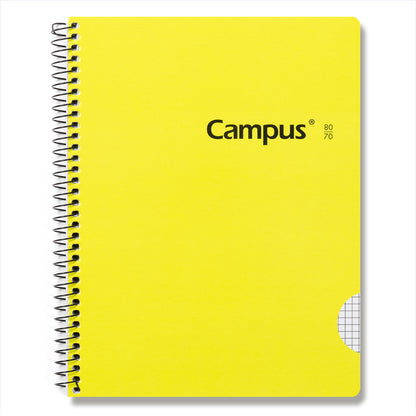 Campus-Bloc Spiral A5+/Hardcover 80 sheets 70g/Grid 4 mm