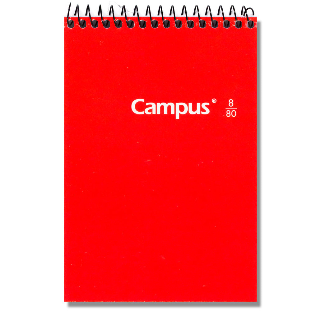 Spiral Notebook Hardcover 8° Campus / 155x105mm 80 sheets 60g 4mm grid