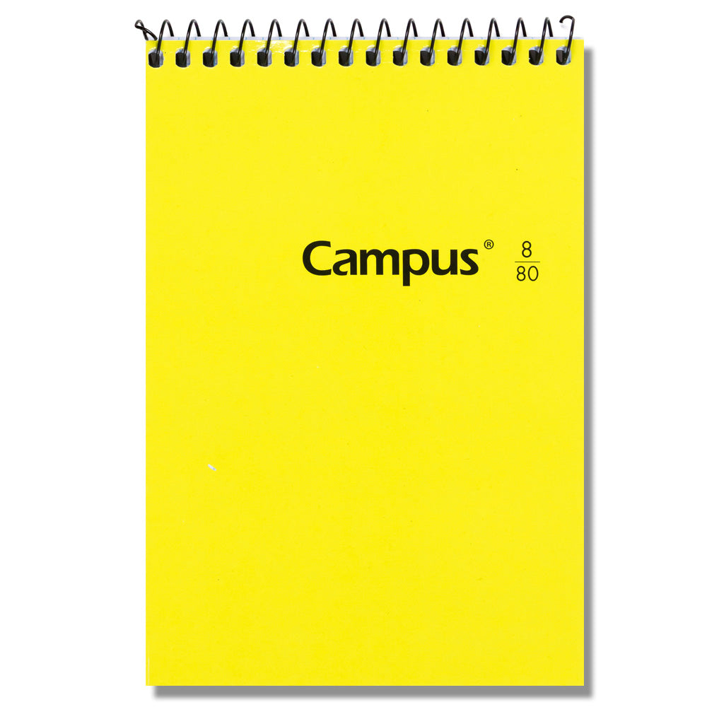 Spiral Notebook Hardcover 8° Campus / 155x105mm 80 sheets 60g 4mm grid