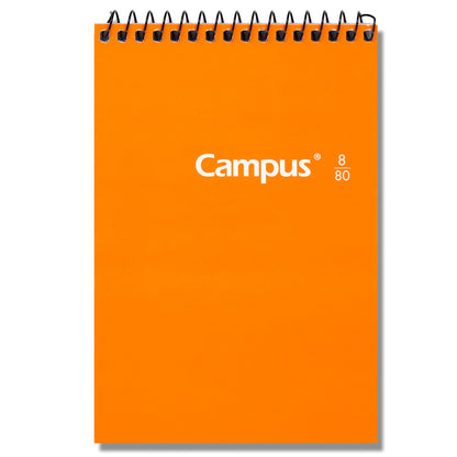 Spiral Notebook Hardcover 8° Campus / 155x105mm 80 sheets 60g 4mm grid