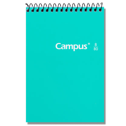 Spiral Notebook Hardcover 8° Campus / 155x105mm 80 sheets 60g 4mm grid