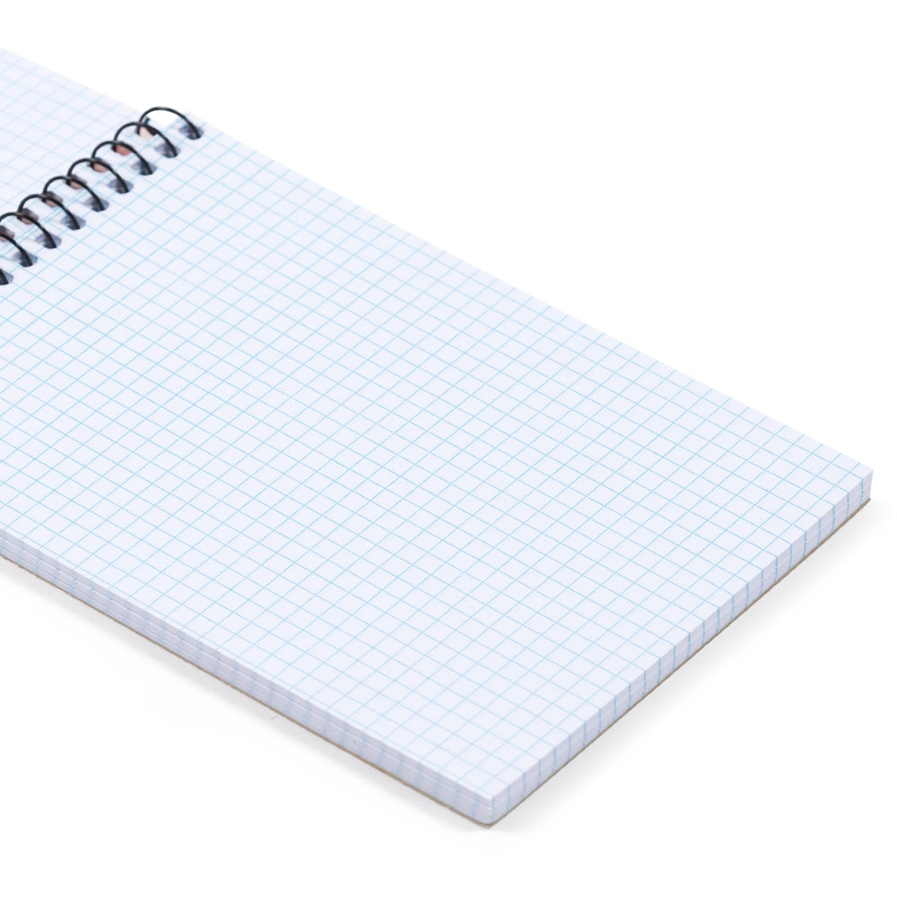 Spiral Notebook Hardcover 8° Campus / 155x105mm 80 sheets 60g 4mm grid