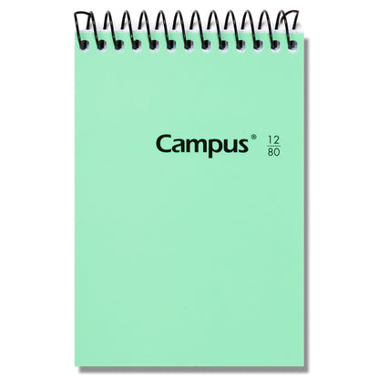 Spiral Notebook Hardcover 12° Campus / 125x85mm 80 sheets 60g 4mm grid