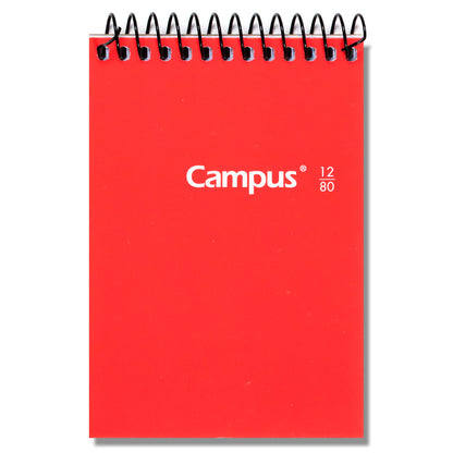 Spiral Notebook Hardcover 12° Campus / 125x85mm 80 sheets 60g 4mm grid