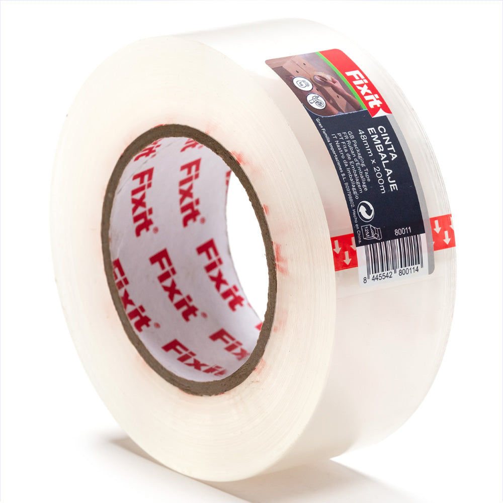 Transparent packaging tape 48mm x 200m Fixit