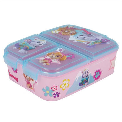 Stor Paw Patrol Girl Boîte à sandwich multiple / 300 ml avec 3 compartiments / Sans BPA / Boîte à lunch pour enfants / École / Crèche