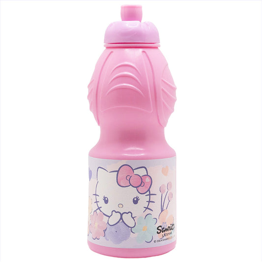 Botella Sport con cierre anti goteo 400 ml Hello Kitty / No BPA