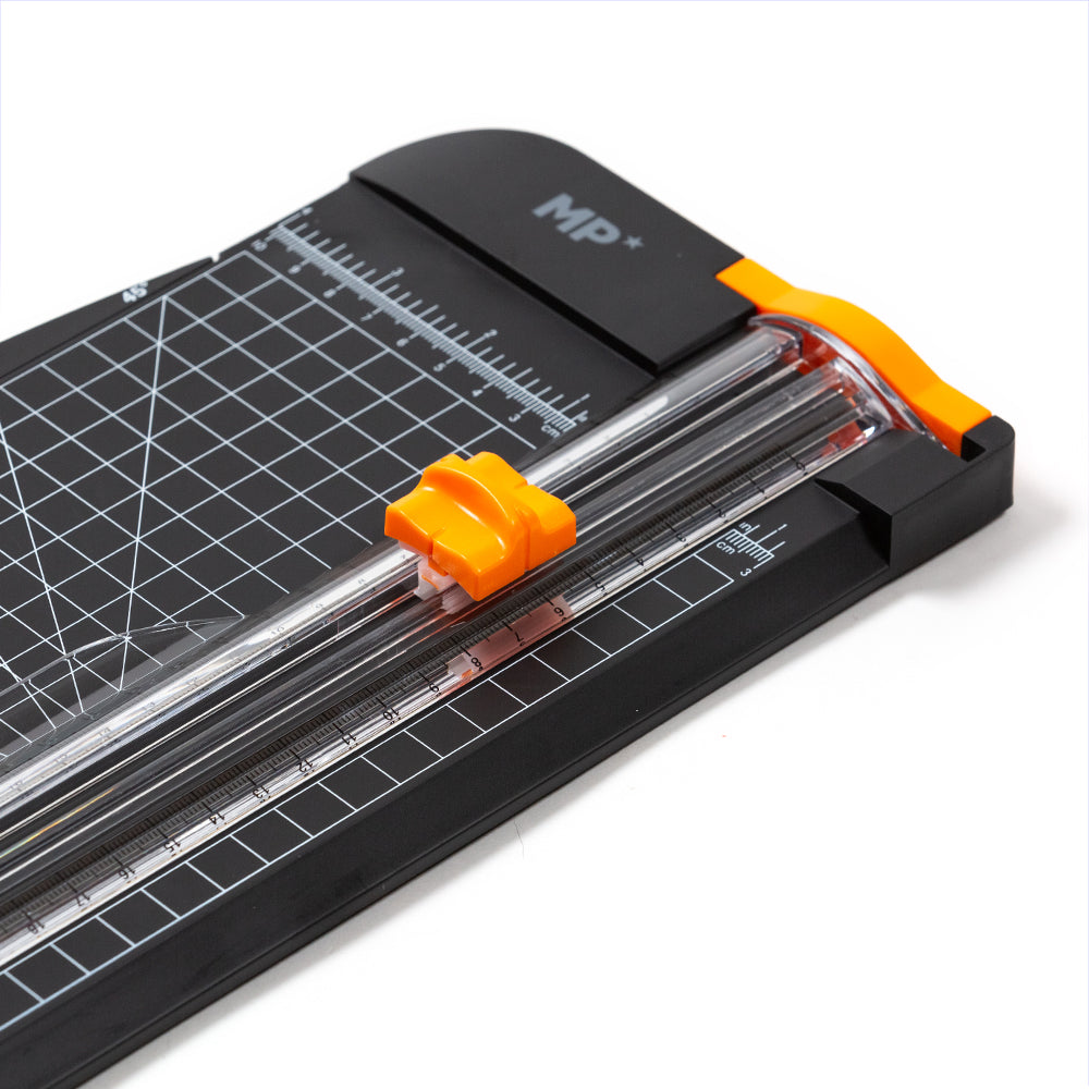 A4 Paper Cutter/Roller Shear/Automatic Safety Safeguard/Grid and Angle Cutting, with Extension Ruler/For Paper or Photo