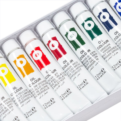 Artix-Kit de peinture à l'huile pour artistes/peinture à l'huile 12 ml x 12 couleurs