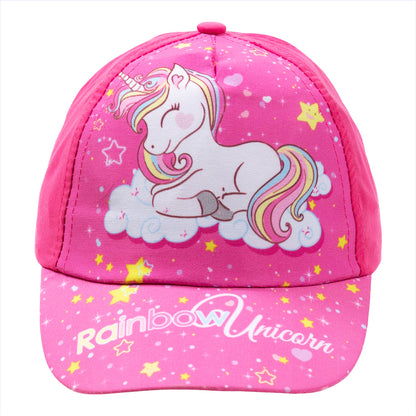 Casquette de baseball Rainbow Unicorn/ Chapeaux de soleil/ Casquette de sport réglable