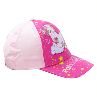 Casquette de baseball Rainbow Unicorn/ Chapeaux de soleil/ Casquette de sport réglable