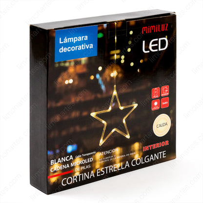 Estrella caliente/ led calida/ d-1022 - LIMÓN ARTES