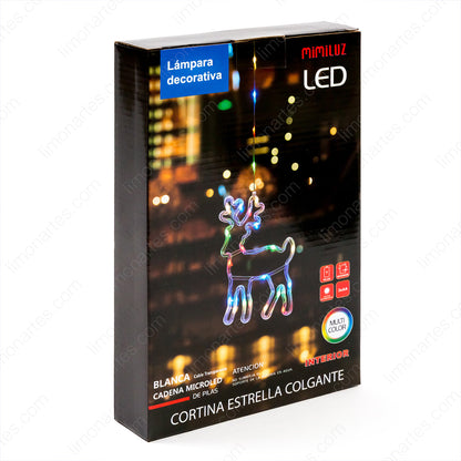 Reno multicolor led/ d-1024 - LIMÓN ARTES